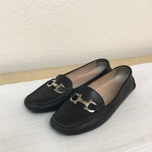 Salvatore Ferragamo Gancini Horsebit Black size 8.5